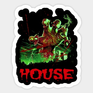 Dare To Enter House Of The Macabre T-Shirt Sticker